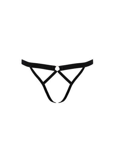 Simone Open Brief Black
