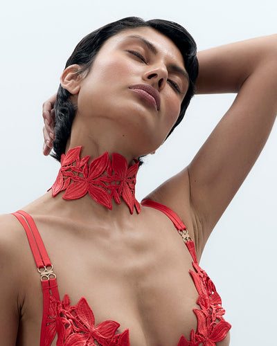 Ophelia Choker Red