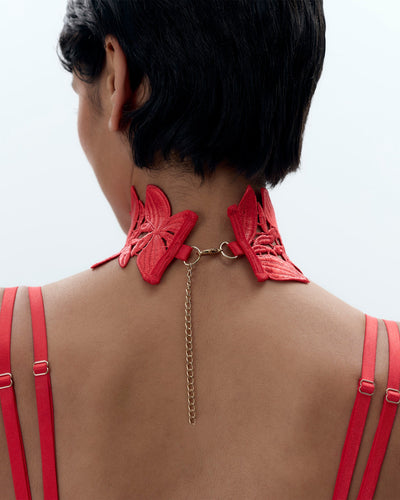 Ophelia Choker Red