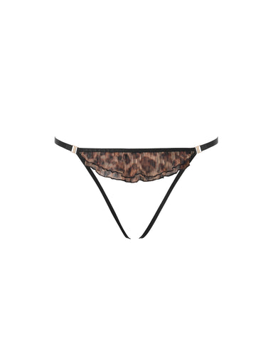 Matisse Open Brief Leopard/Black